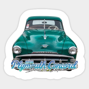 1951 Plymouth Concord Business Coupe Sticker
